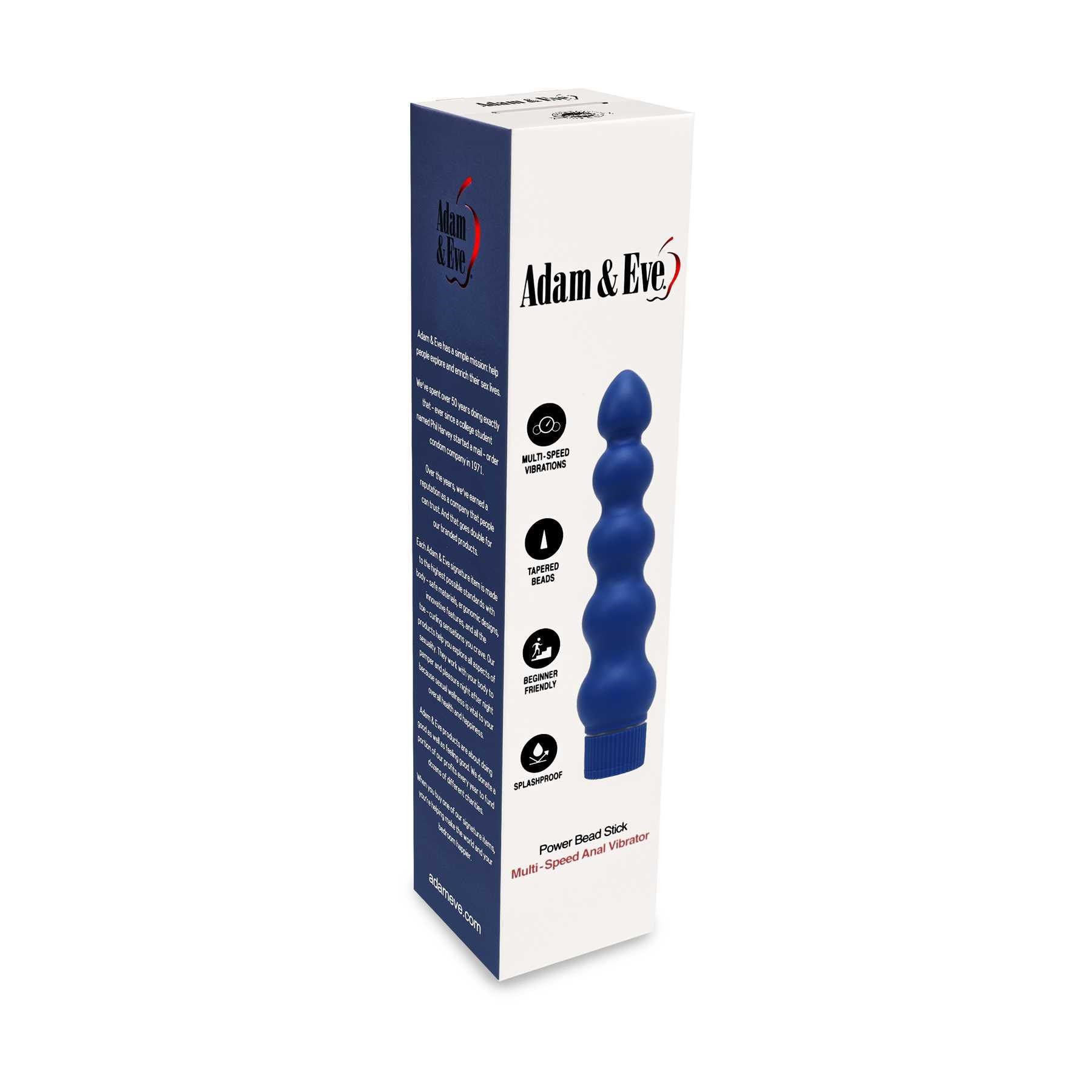 Adam & Eve Vibrating Power Beadstick package