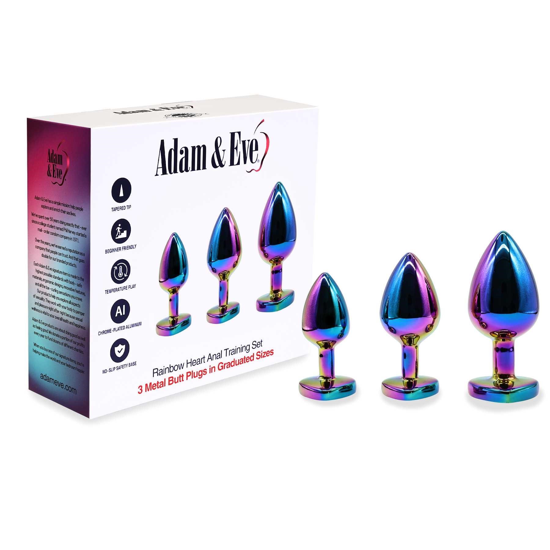 Rear Assets Rainbow Heart Anal Training Set product with package