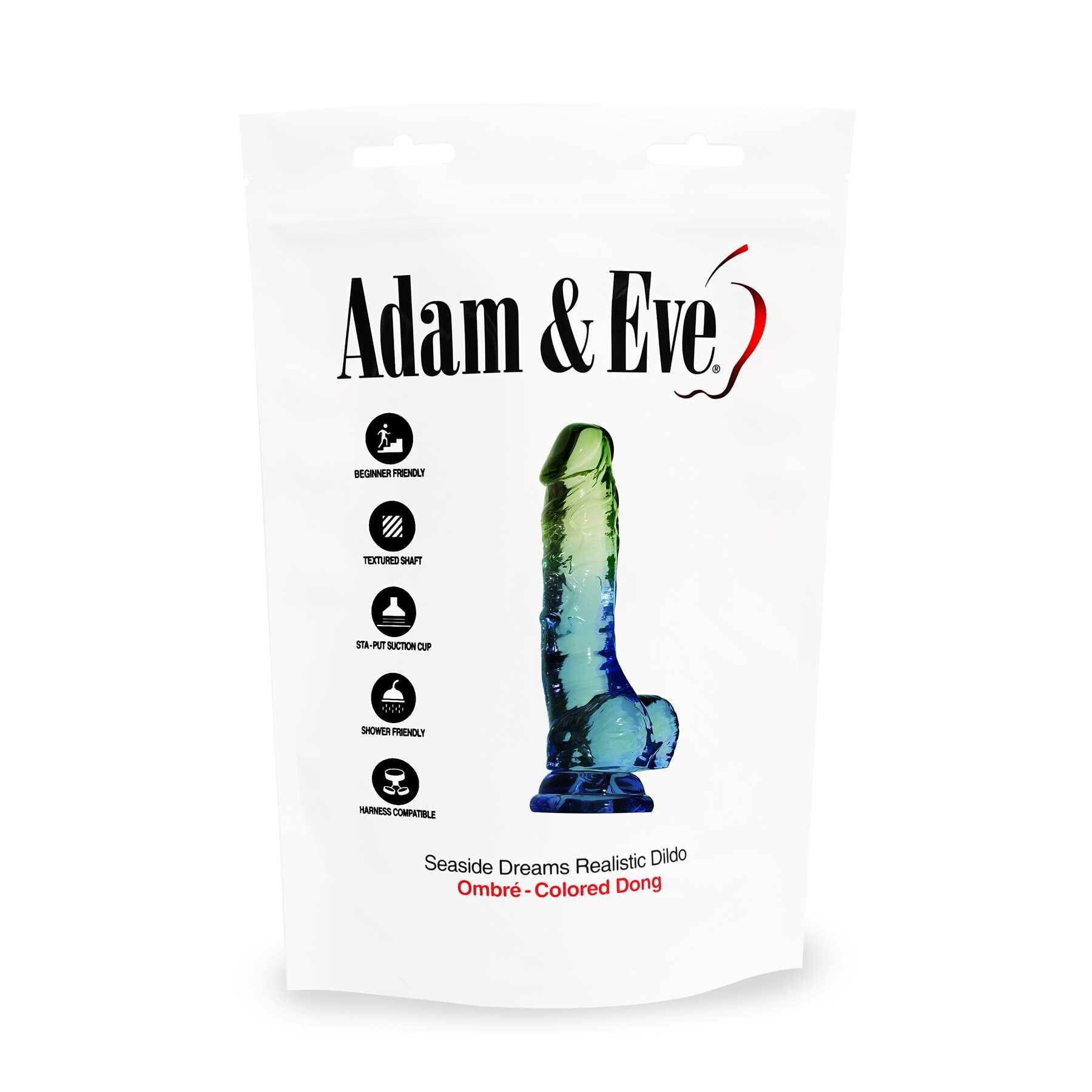 SENSUAL SEASIDE REALISTIC DILDO package