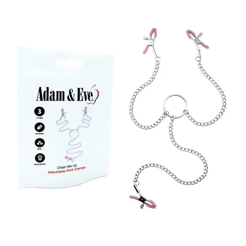 A&E Chain Me Up Nipple Clamps product with package