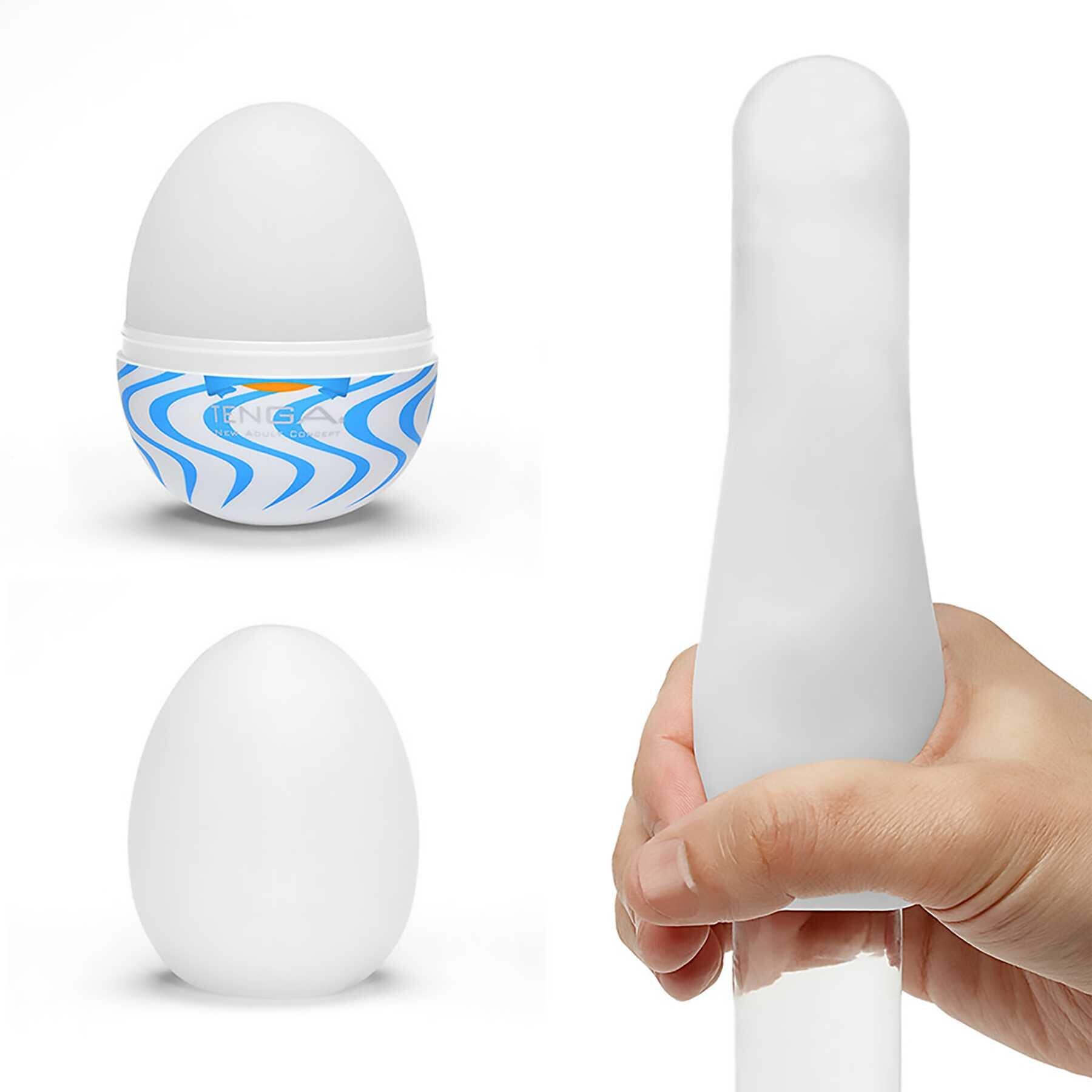 Tenga Egg Variety Pack Wonder on dildo