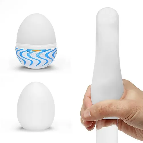 Tenga Egg Variety Pack Wonder on dildo