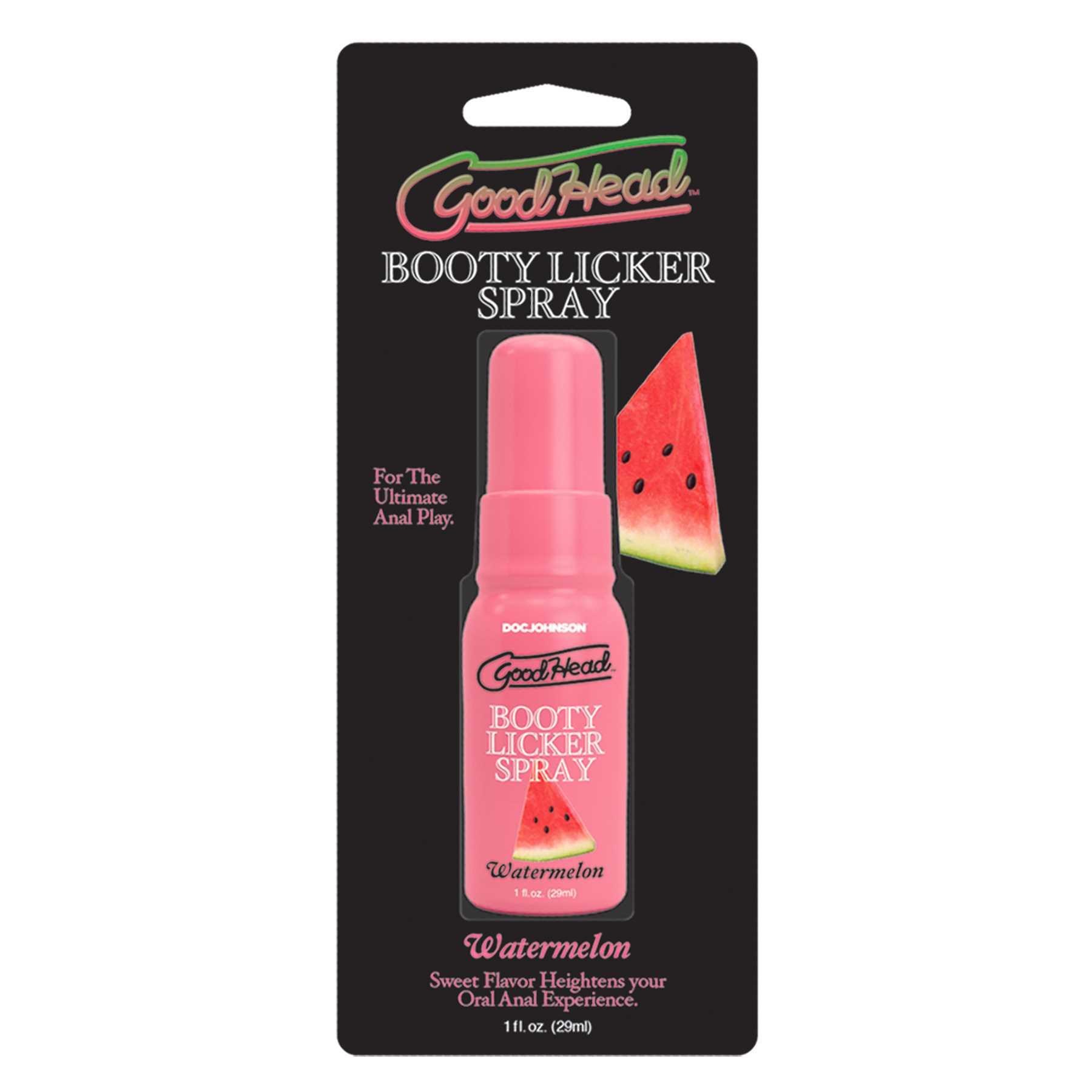 GoodHead Booty Licker Spray watermelon package