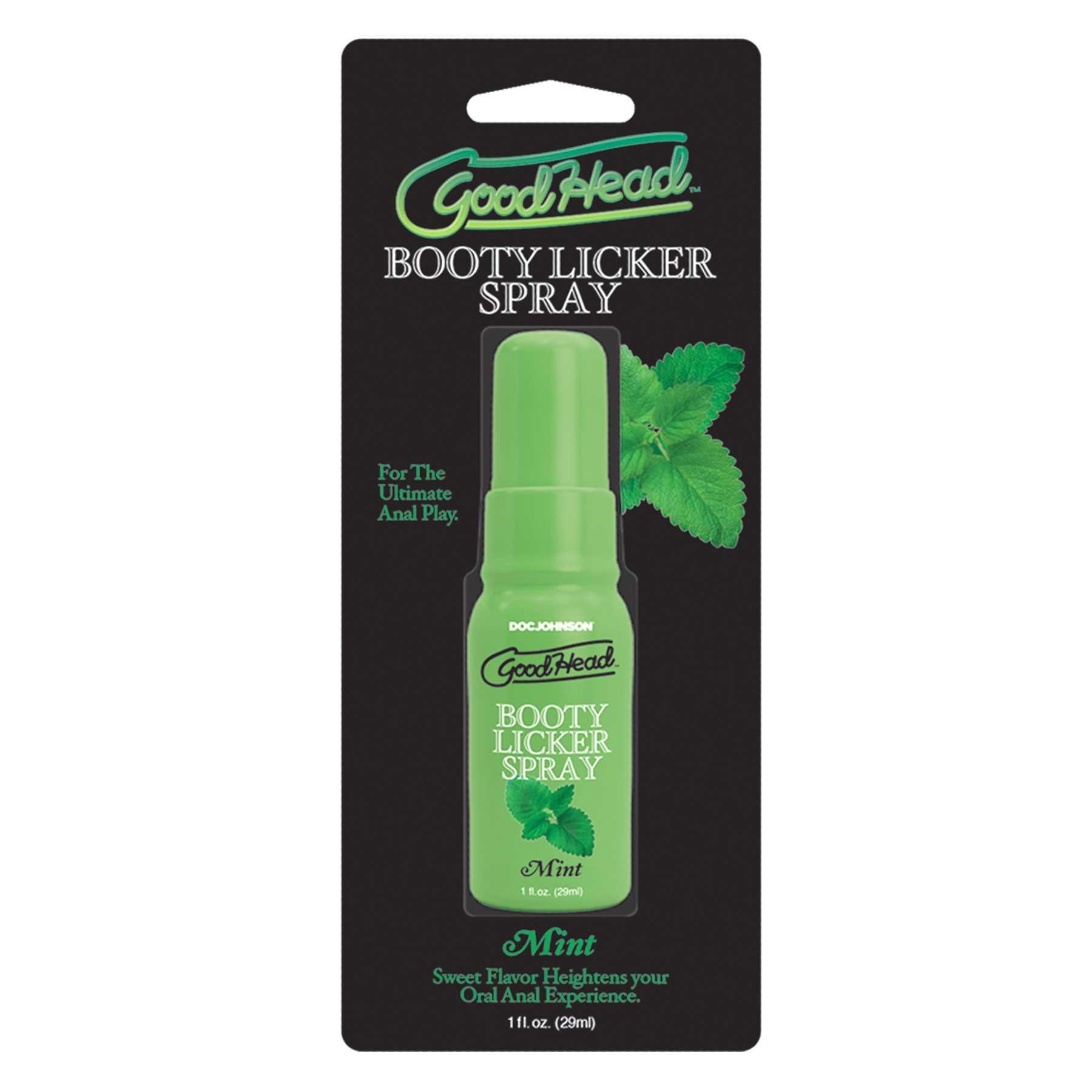 GoodHead Booty Licker Spray mint package