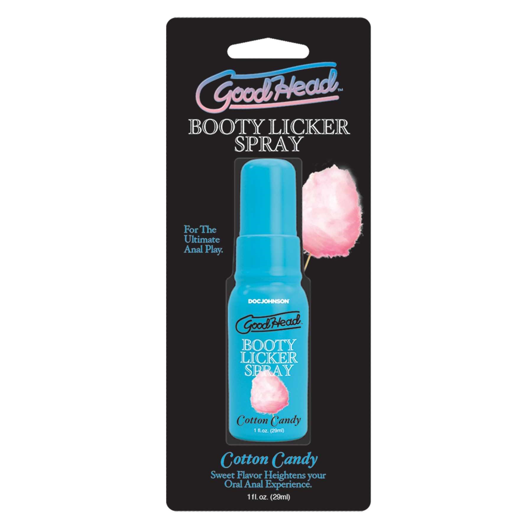 GoodHead Booty Licker Spray cotton candy package