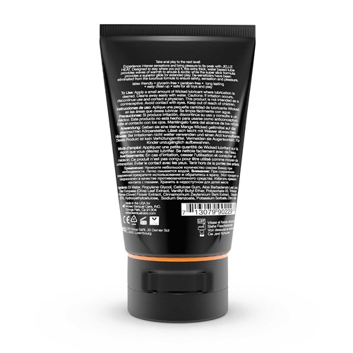Wicked Anal Jelle Heat Lubricant ingredients