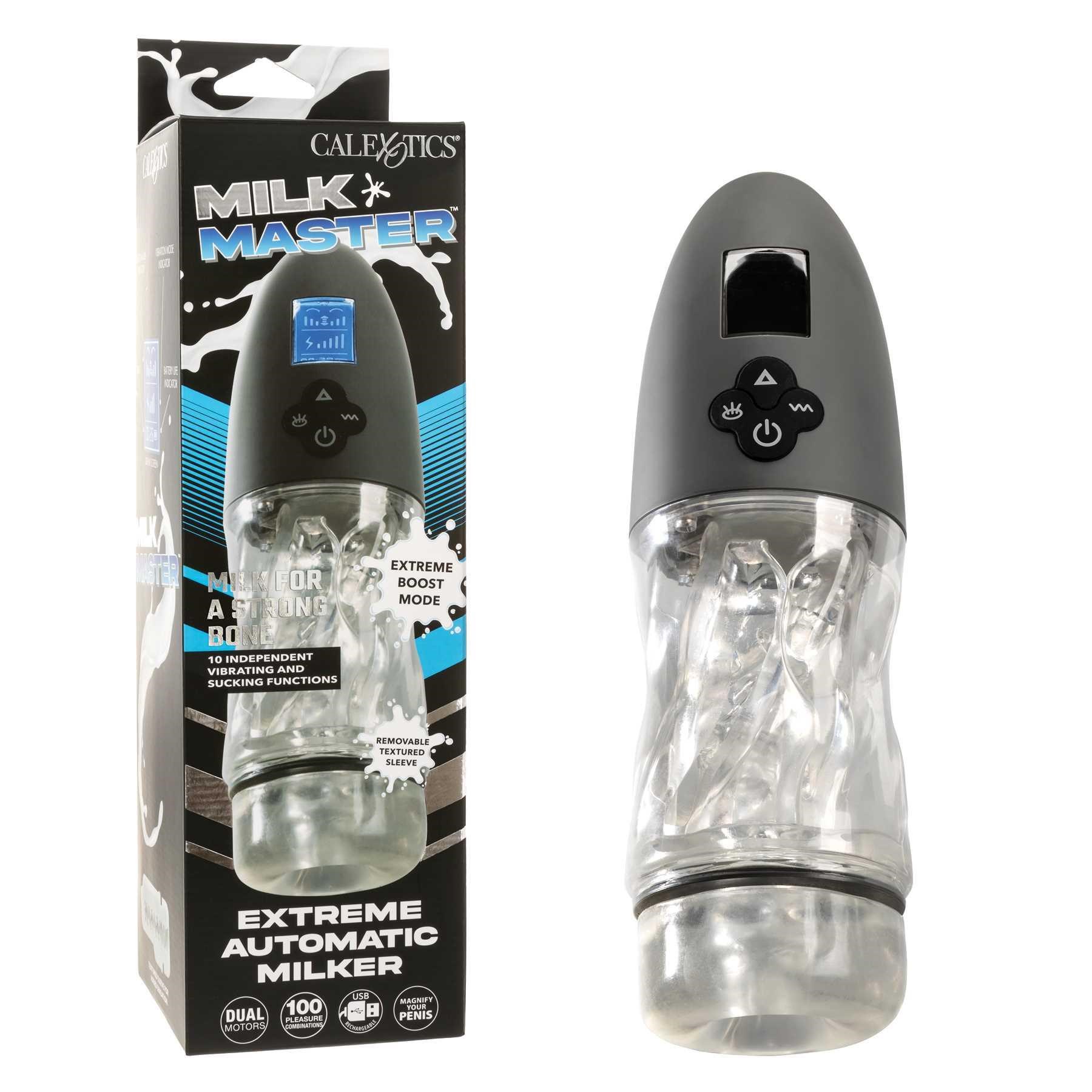 MILK MASTER™ EXTREME AUTOMATIC MILKER product and package