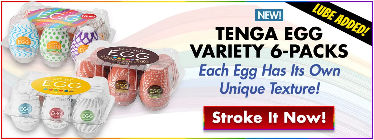 Try The Tenga Egg Variety Pack Today! Each Egg Has Its Own Unique Texture! Lube Already Added! Crack One Open Today!
