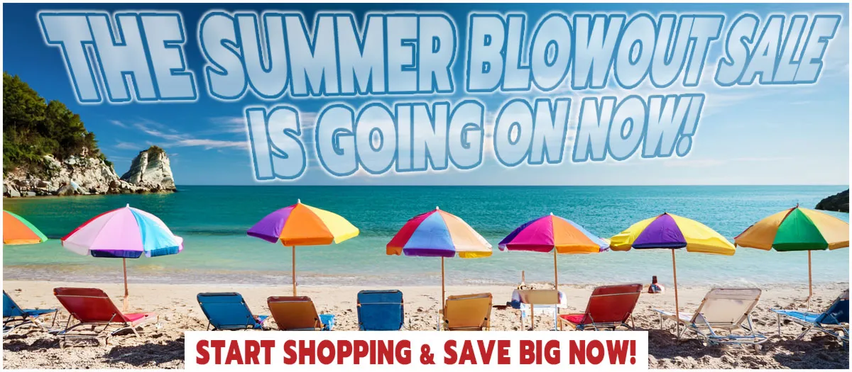 Enjoy Hot Savings During The Summer Blowout Sale! Start Shopping & Saving Now!
