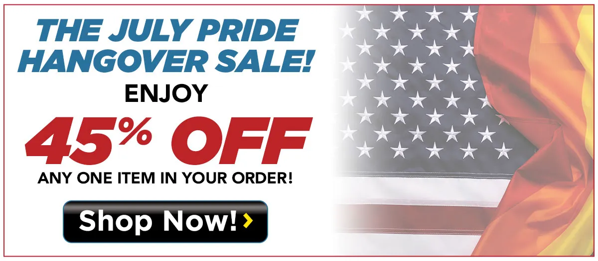 All Prided Out?!?  Shop The July Pride Hangover Sale & Save 45% OFF 1 Item Now!